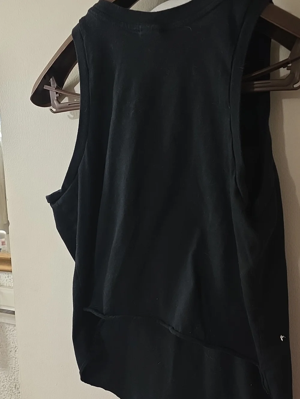 PINK Victoria's Secret Black Tee with White Logo Tag - Picture 3 of 3